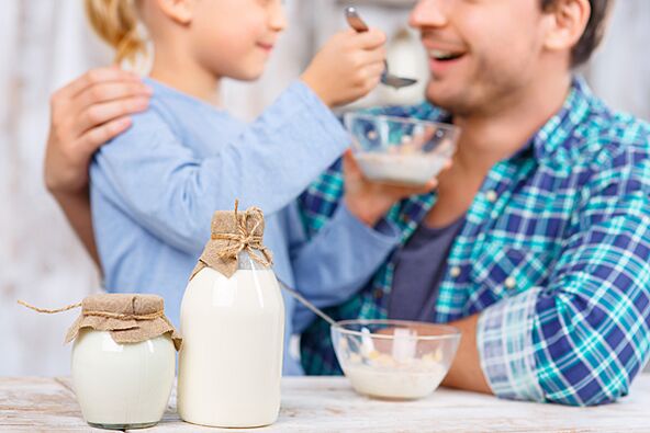 Dietak gorputza prestatzea eskatzen du dietan kefir pixkanaka gehituz