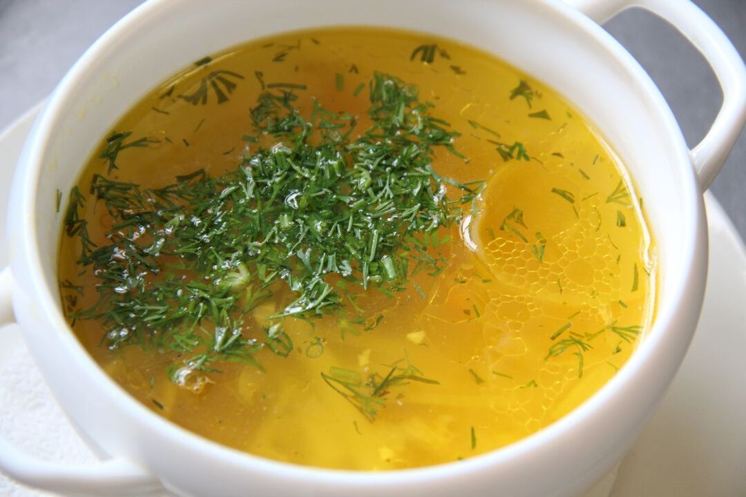 Thai oilasko salda Dukan dieta jarraitzen dutenentzat