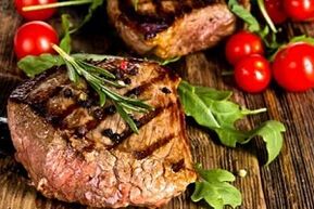txuleta berdearekin eta barazkiekin keto dietarako